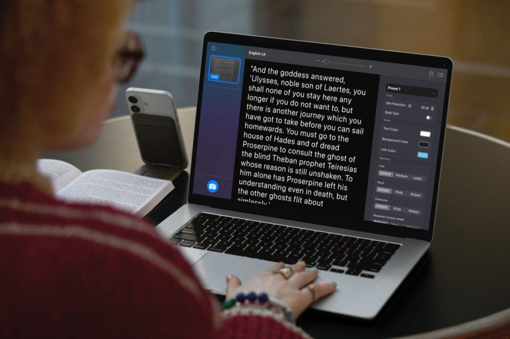 Coming later this year, an all-new Magnifier for Mac will make the physical world more accessible for users with low vision