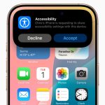 With the new Share Accessibility Settings, Apple users can quickly and temporarily share their accessibility settings with another iPhone or iPad