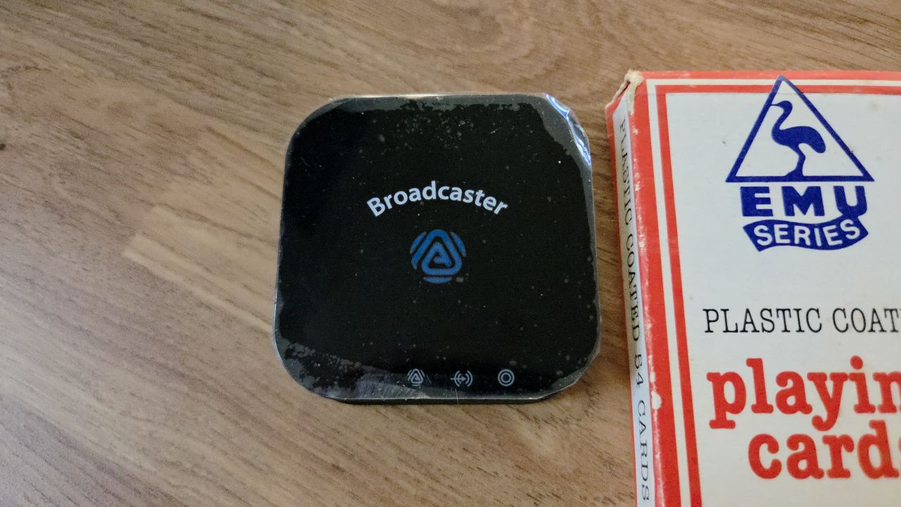The HomeSpot BA210 is smaller than a packet of playing cards