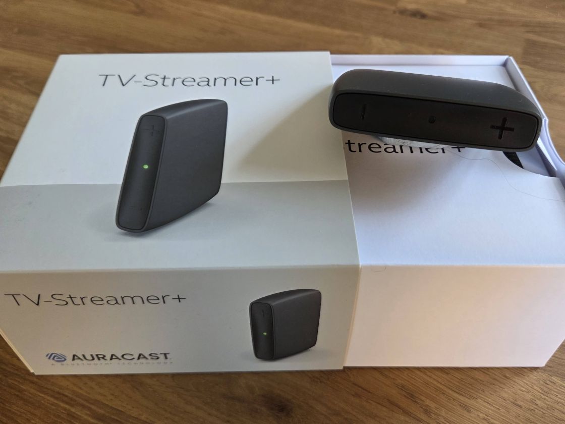 GN ReSound TVStreamer+ on the box it comes in