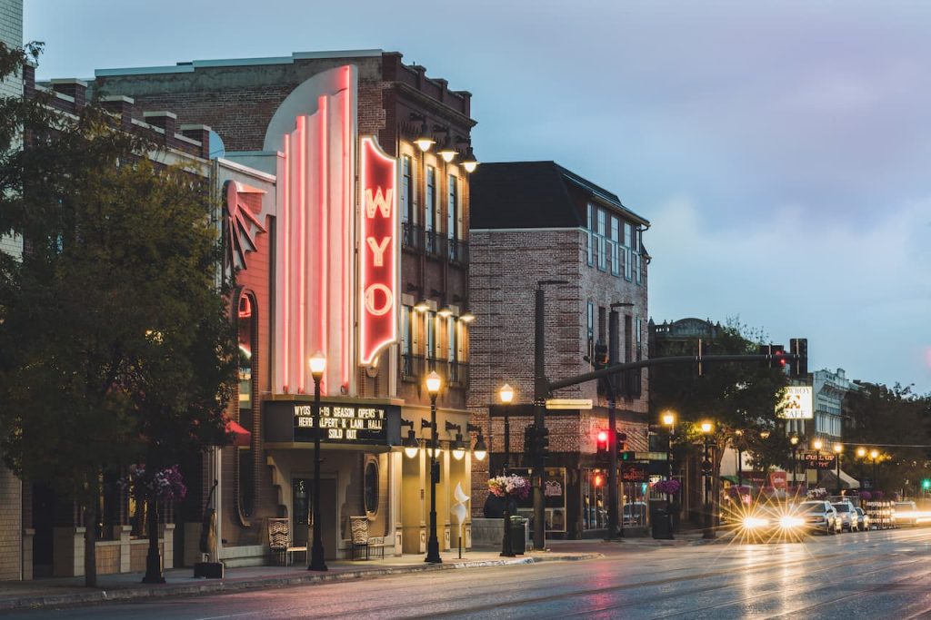 The exterior of the WYO