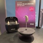 The Oticon Intent miniBTE R on display at EUHA 2025