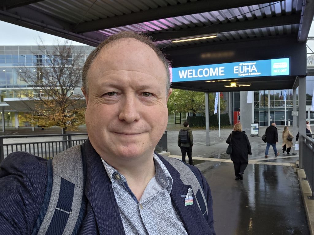 Phil Creighton outside EUHA