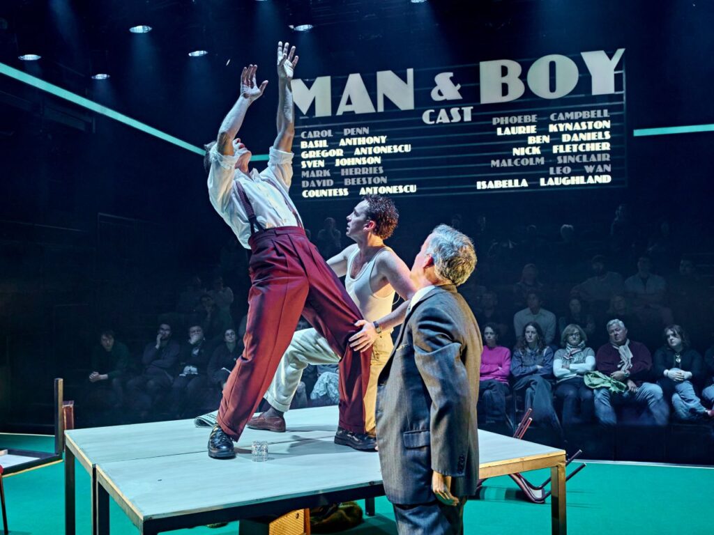 Man and Boy cast at the National Theatre (c) Manuel Harlan