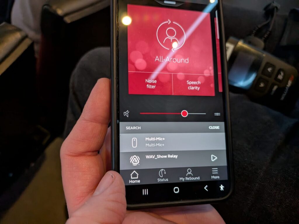 The Auracast Assistant app makes it easy to connect to the National Theatre's Auracast
