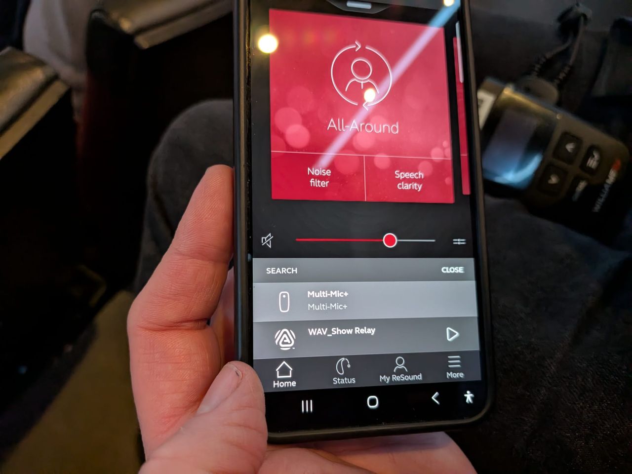The Auracast Assistant app makes it easy to connect to the National Theatre's Auracast