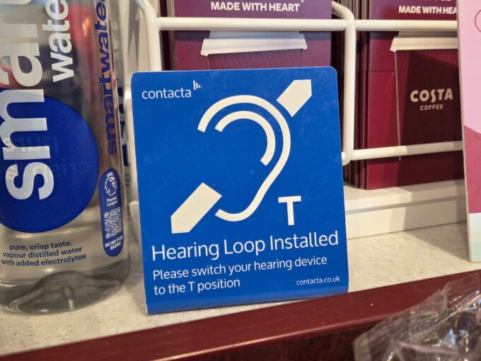 A Hearing Loop Installed sign