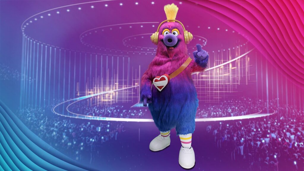 Auri mascot of Eurovision